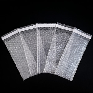 Sacs à <span class=keywords><strong>bulles</strong></span> transparents Pochettes Wrap Rembourrage Sacs d'emballage Sacs en mousse antichoc pour l'expédition et le déménagement - Product Image 2