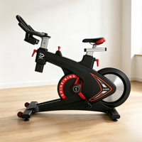 Bicicleta de Spinning Comercial AUGER con Resistencia Magnética, Bicicleta Estática para Ejercicio en Interiores, para Gimnasio o Estudio de Fitness