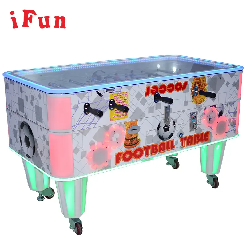 Mesin meja sepak bola mesin olahraga permainan Arcade Token permainan mekanik dalam ruangan bermain peralatan bermain dalam ruangan produsen