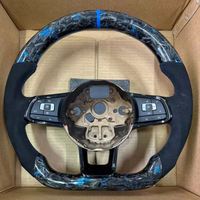 Volant en fibre de carbone forgé pour VW Volkswagen Golf 6 Golf 7 7.5 GTI R MK7 pour VW Polo GTI Jetta Tiguan Sharan Touran