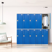 Armoire de rangement pour meubles, étanche, avec serrure à combinaison à code, pour piscine, en plastique ABS, casier scolaire ou de gymnastique