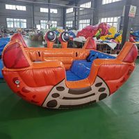 Bateau aquatique gonflable hermétique et écologique, modèle Pirate Arc-en-ciel Balançoire à bascule Pastèque, Prix usine