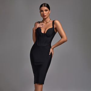 Đầm Ôm Sát Cạp Đế Chế Thời Trang Cho Nữ, Đầm Khoét Nách Đi Tiệc Hè Thanh Lịch - Product Image 3