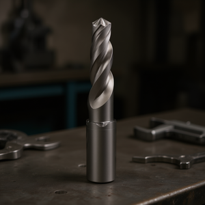 High Performance Carbide <b>Drill</b> <b>Bit</b> TA1040 5xD With 4 Guide Pads Lapped Uncoated For Machine Tools - Product Image 3