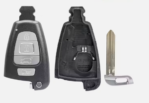 4 nút thông minh từ xa chìa khóa xe Fob vỏ trường hợp 4 nút vỏ chìa khóa xe cho 2007 2008 2009 2010 2011 2012 <span class=keywords><strong>Hyundai</strong></span> veracruz - Product Image 3