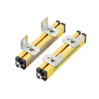 Capteur de commutateur optique 12*25mm espacement du capteur de rideau de lumière de sécurité 20mm 16 faisceaux capteur de réseau de sécurité avant ultra mince
