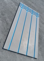 Nouveau produit en polystyrène renforcé, vente en gros de mousse flexible en fibre de verre XPS pour salle de bain, panneau de support de carrelage XPS