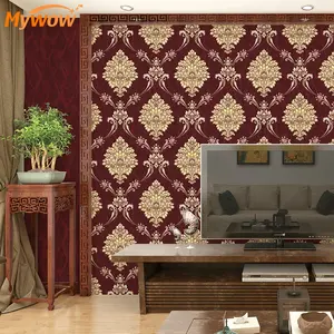 My Wow 0.53 HD壁紙ダマスクデザインの家の装飾壁紙コーティング