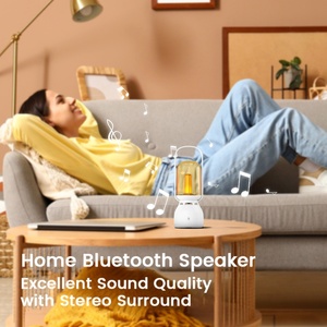 Colorido LED Night Light Mini altavoz Lámpara USB Recargable Inalámbrico Acampar al aire libre Iluminación Altavoz - Product Image 5