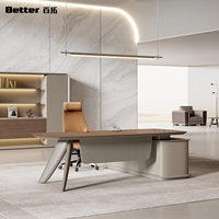 Escritorio de Gerente para Uso Comercial, Escritorio de Oficina Moderno, Elegante y Sencillo de Alta Gama, Escritorio de Jefe de Alta Calidad