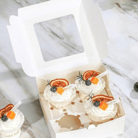 Boîte en carton personnalisable pour gâteaux, biscuits, desserts, plats à tremper, traiteur, fêtes, plats à emporter, emballage alimentaire