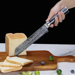 Набор роскошных кованых кухонных ножей Cuchillo, набор из 5 шт., профессиональный японский дамасский шеф-поварский нож с ручкой G10