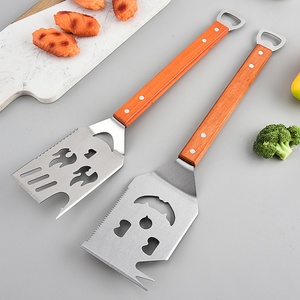 Accesorios para Barbacoa, Tenedor para Carne de Acero Inoxidable con Mango Largo, Pinzas para Parrilla, Utensilios para Barbacoa, Juego de Espátulas - Product Image 5