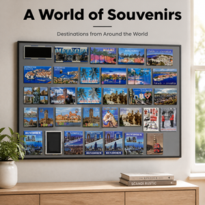 Aimants en fer blanc souvenirs touristiques, cadeaux personnalisés, aimants de réfrigérateur en métal avec photos, à bas prix, provenant du monde entier - Product Image 4