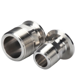Raccordo <span class=keywords><strong>per</strong></span> <span class=keywords><strong>Tubi</strong></span> BSP Igienico con Filettatura Maschio e Adattatore a Morsetto Tri-Clamp in <span class=keywords><strong>Acciaio</strong></span> Inossidabile - Product Image 2