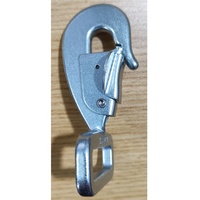 Boucles de parachute en acier forgé avec anneau en D, 5000lbs/23kn, protection contre les chutes, harnais de sécurité pour chien, crochet et boucle