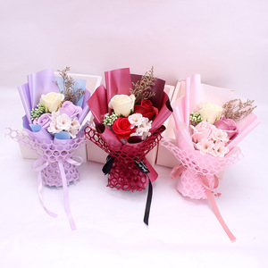 Boîte cadeau de roses en savon, cadeau créatif, fleurs pour le 8 <span class=keywords><strong>mars</strong></span>, fleurs pour les amoureux - Product Image 2