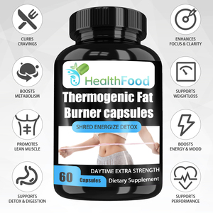 Capsules Thermogéniques Brûle-Graisses Directes d'Usine avec Poudre de Vinaigre de Cidre de Pomme pour Maintenir les Muscles - Product Image 4