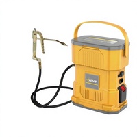 Pistolet graisseur portable 24V à batterie lithium, distributeur de graisse électrique sans fil rechargeable pour l'entretien des excavatrices