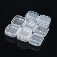 Étuis carrés en plastique pour bouchons d'oreilles en mousse PP recyclable, épaisseur 18 mm, emballage jetable écologique, soins personnels, personnalisable