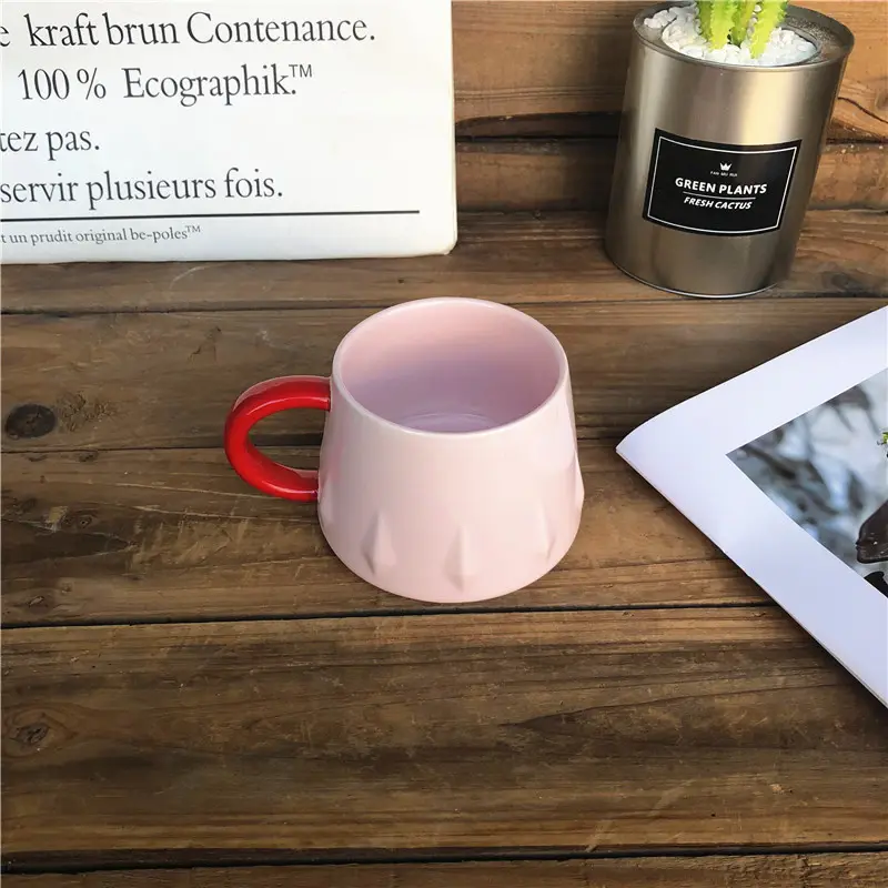 Caneca de chá de café com design adorável e alça da caneca
