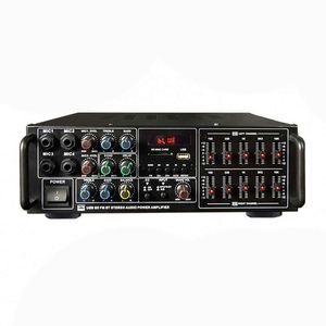 Mezclador de <span class=keywords><strong>Karaoke</strong></span> para el Hogar con 4 Entradas de Micrófono, 2 Canales, Sonido Estéreo Integrado, Amplificador de Audio Profesional - Product Image 2