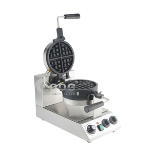 Commercio all'ingrosso 110V/220V commerciale doppio strato <span class=keywords><strong>Waffle</strong></span> macchina in acciaio inox elettrico rotante ristorante cucina attrezzature - Product Image 2