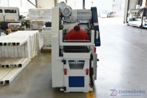 Máquina cepilladora industrial de madera de doble cara de 430 mm para el mercado de Ecuador y Perú con componentes de engranajes - Product Image 3