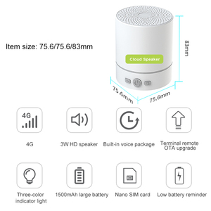 مكبر صوت MD758 2G/4G/cloud للدفع عبر شبكة WIFI مكبر صوت للدفع مع رمز <span class=keywords><strong>qr</strong></span> - Product Image 5