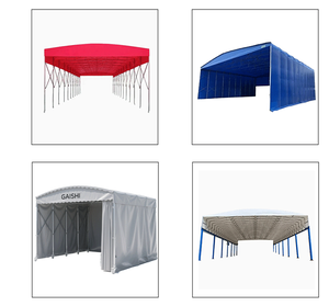 Chất Lượng Cao Điện Có Thể Thu Vào Di Động Thực Phẩm Gian Hàng Lều Với Push-Kéo Thiết Kế Có Thể Gập Lại Kim Loại Khung Mái Hiên - Product Image 5