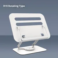 Support de tablette pour ordinateur de bureau BONERUY, support de lecture rotatif à 360 degrés en métal, support de livre pliable réglable en hauteur, modèle R19