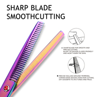 Ciseaux de coiffure professionnels Smart Brand pour droitiers, en acier inoxydable, lame affûtée de 7 pouces, 28 dents, ciseaux plats pour cheveux
