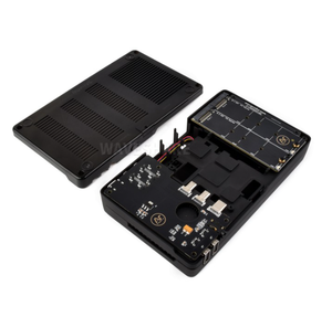 ARGON ONE V5 <span class=keywords><strong>Raspberry</strong></span> <span class=keywords><strong>Pi</strong></span> <span class=keywords><strong>5</strong></span> <span class=keywords><strong>Case</strong></span> Dual M <span class=keywords><strong>2</strong></span> NVMe slot lega di alluminio recinzione ventola di raffreddamento compatibile Standard lampone <span class=keywords><strong>Pi</strong></span> cappello - Product Image 6