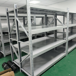 Étagères de garage robustes personnalisées, étagère de rangement à 4 niveaux, étagères empilables en métal sans boulons - Product Image 4