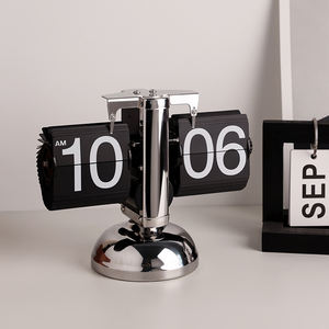 Relógio de Mesa Digital Retro TONFO com Função de Virar Páginas e Calendário com Mudança de Cor - Product Image 4