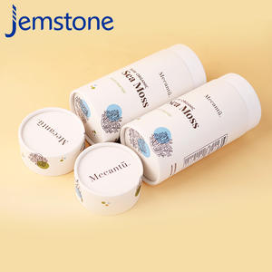 100% Biodegradable <b>Food</b> Grade Wild Seaweed Cylinder <b>Container</b> Coffee Powder Green Tea Round Paper Tube Packaging - Product Image 4