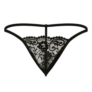 <b>Men's</b> Breathable Erotic Floral Pattern Classic <b>G</b>-<b>String</b> Knitted Waterproof Underwear Butt-Exposure Sexy Comfortable - Product Image 2