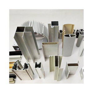 Profilo su misura del telaio in alluminio per il sistema di facciata continua finestra porta applicazione quadrato estrusione 6063 lega - Product Image 4