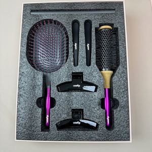 Peine de lujo con cojín de aire, peine de peluquería de dientes anchos, anticaída del cabello, antiestático, peine de masaje, regalos con impresión por transferencia térmica - Product Image 1