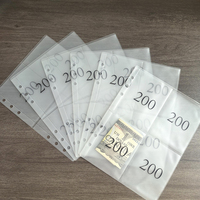 Pochettes de classeur A5 en PVC imperméables de haute qualité, épaisses, sans MOQ, avec 4 poches, pour espèces, impression personnalisée