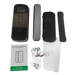 Fingerprint Glass Door Smart <b>Lock</b> NFC IC Card Password Keyless Access Control System No Drill for Commercial Building Security Z - Product Image 6
