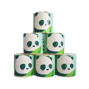 Giá Rẻ 3Ply 24 Rolls 900 Sheets Gốc Tre Pulp Mềm Giấy Vệ Sinh Cuộn Giấy