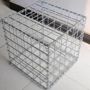 2x1x0.5 m Gabion 철 철사 바구니 메시 감금소 바위 옹벽