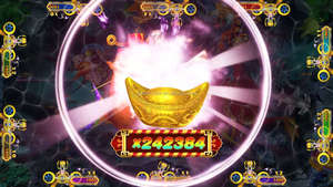 ตู้เกมตู้ดับเพลิง Kylin <span class=keywords><strong>3</strong></span>คอนโซลวิดีโอเกม2ที่นั่งตู้เกมสนุกนักล่าปลา - Product Image 5