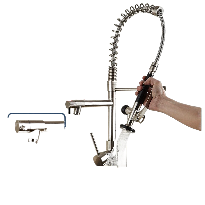 Robinet Cuisine Kohler K-8221-CS Taboret Wild Rose - Chrome/Rose - Stock Ancien Neuf