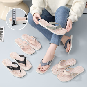 Bon marché, derniers styles de chaussures, <span class=keywords><strong>tongs</strong></span>, sandales pour femmes et dames - Product Image 6