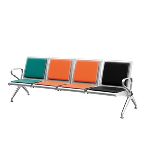 Sillas de Espera Jian Yi Furniture, Tres Asientos, Estructura Metálica con Cojín, Banco para Hospital, Aeropuerto, Estación, Uso Comercial - Product Image 5