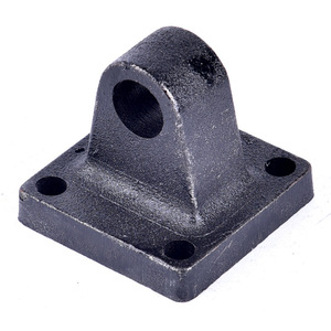 Placa de Montaje Cilíndrica Apocalypse de Acero con Orejeta Única y Base de Brida Cuadrada, Accesorio Neumático - Product Image 1