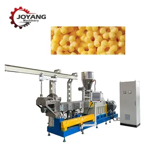 玉米奶酪泡芙制造机膨化零食挤出机生产线