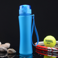 Créatif Cantine Corde Portable pour Les Garçons et Les Filles en Été Chic Avec Rappel pour Boire De L'eau Intelligent Bouteille D'eau